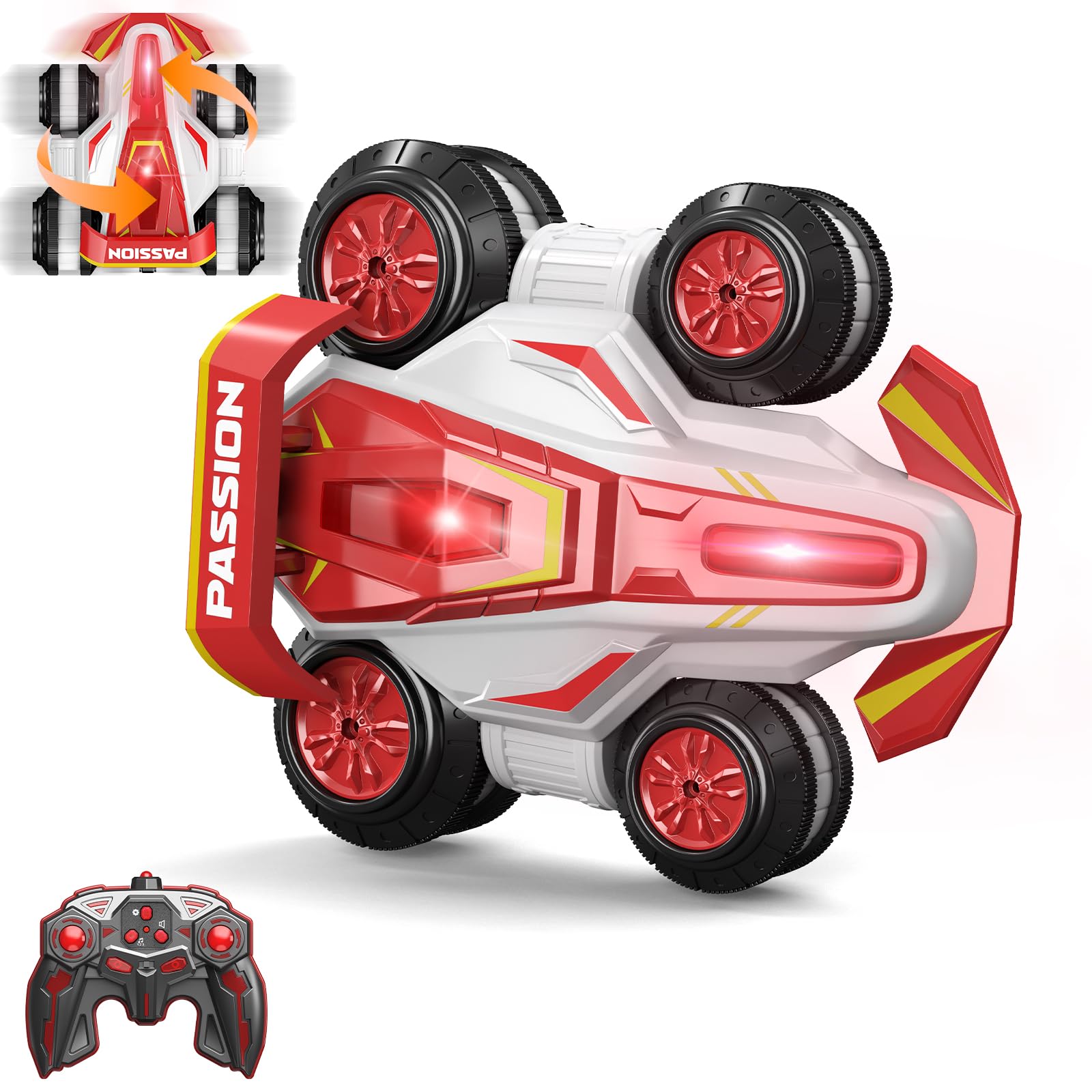 Amazon.com: LOOZIX Upgraded Remote Control Car 360° Spins RC Car 2